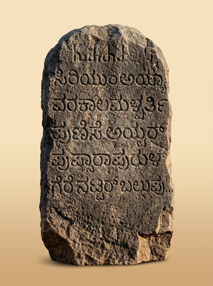 ಹಲ್ಮಿಡಿ ಶಾಸನ - ಪ್ರಾಚೀನ ಕನ್ನಡ ಶಿಲಾ ಶಾಸನ